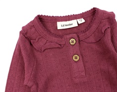 Lil Atelier dry rose body hulmønster